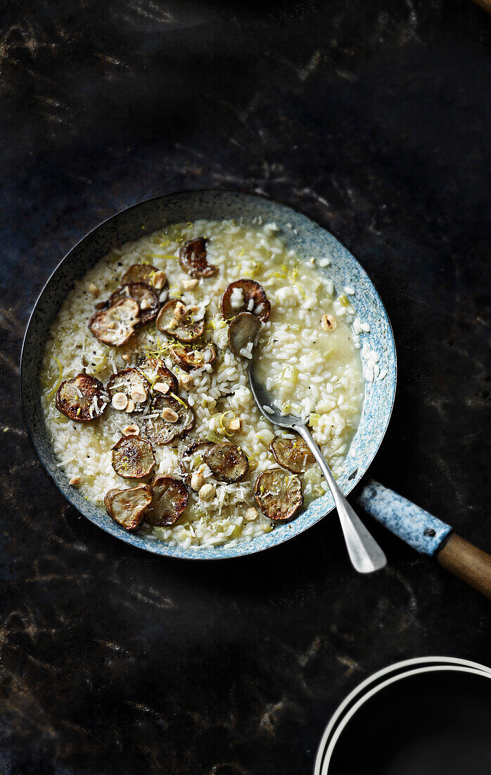 Jerusalem artichoke risotto