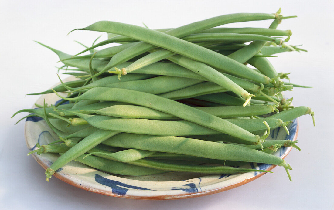 Bush beans on a plate