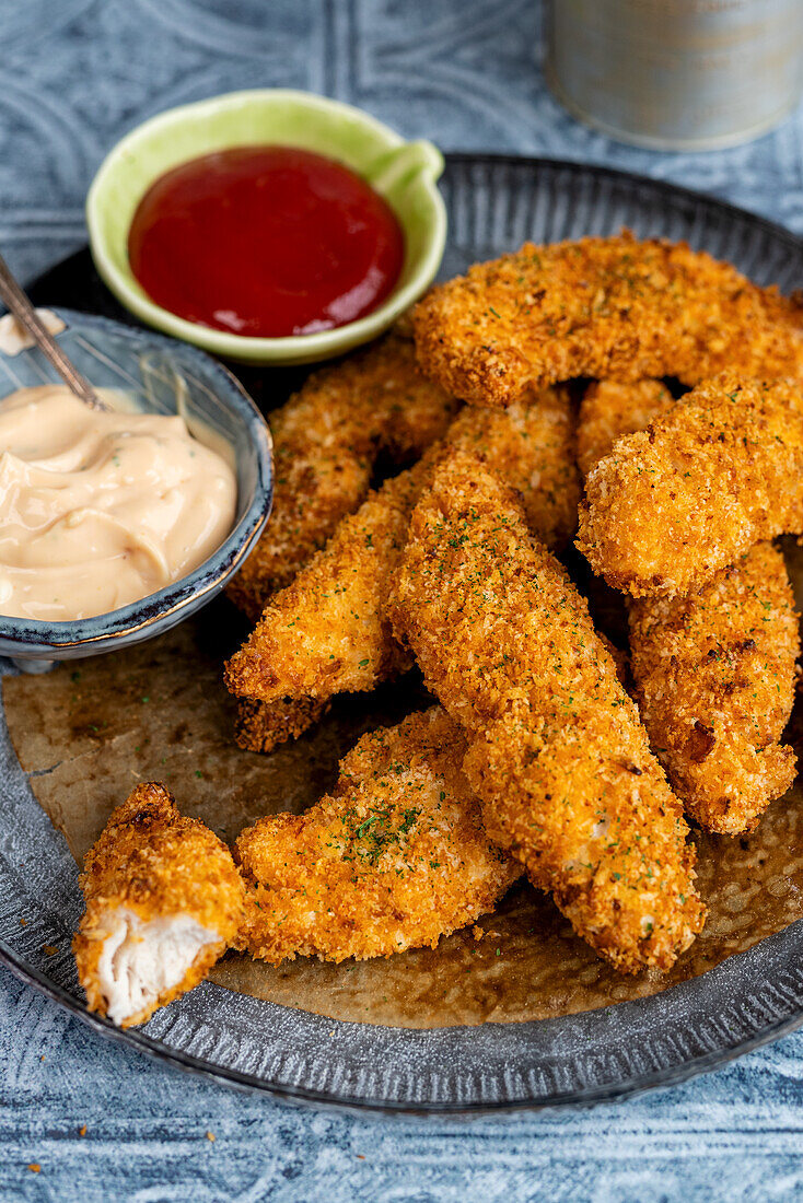 Hähnchen-Goujons (Hähnchensticks)