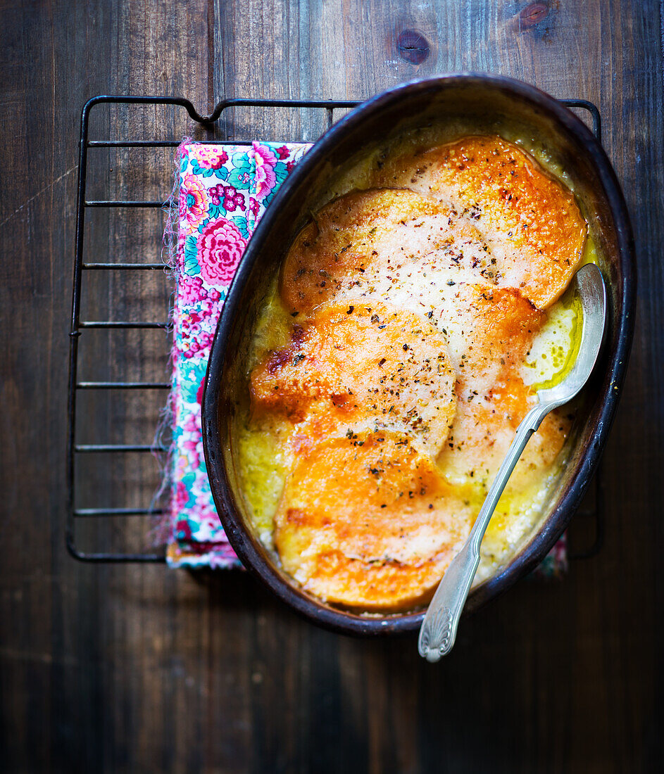 Butternut squash lasagne