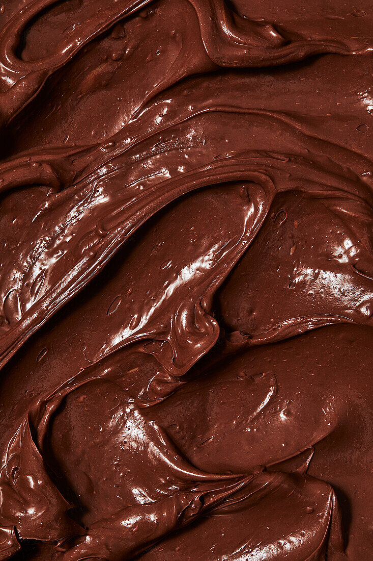 Schokoladen-Ganache (Bildfüllend)