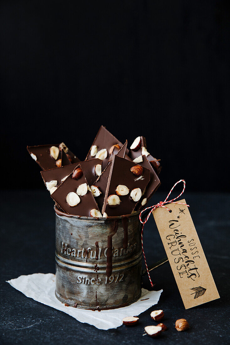 Chocolate hazelnut Bark