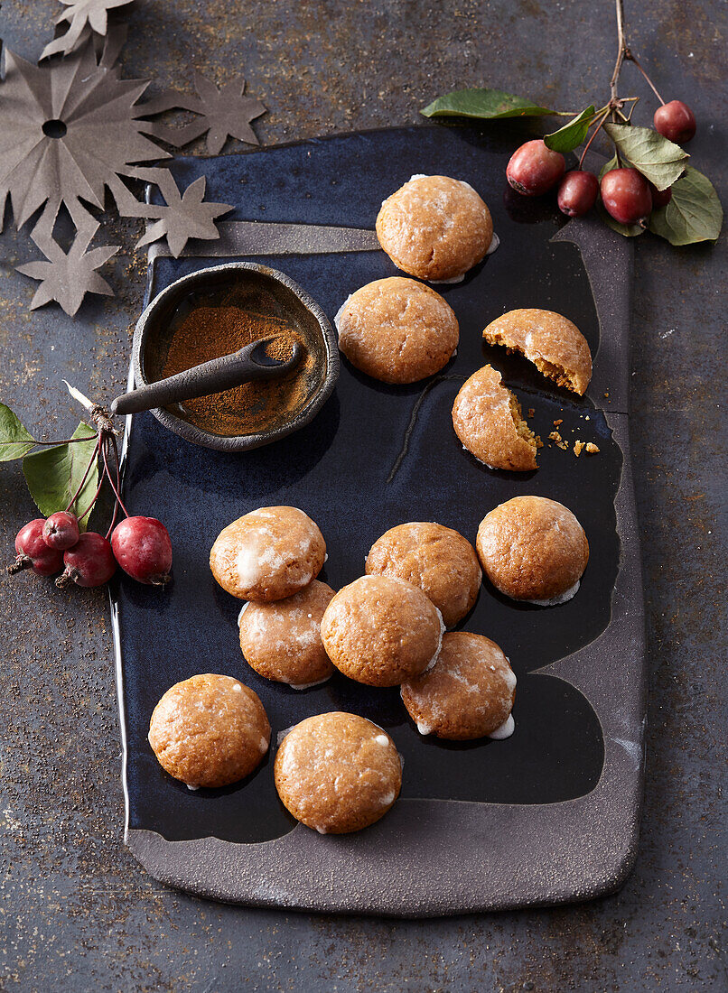 Honiglebkuchen mit Zuckerglasur