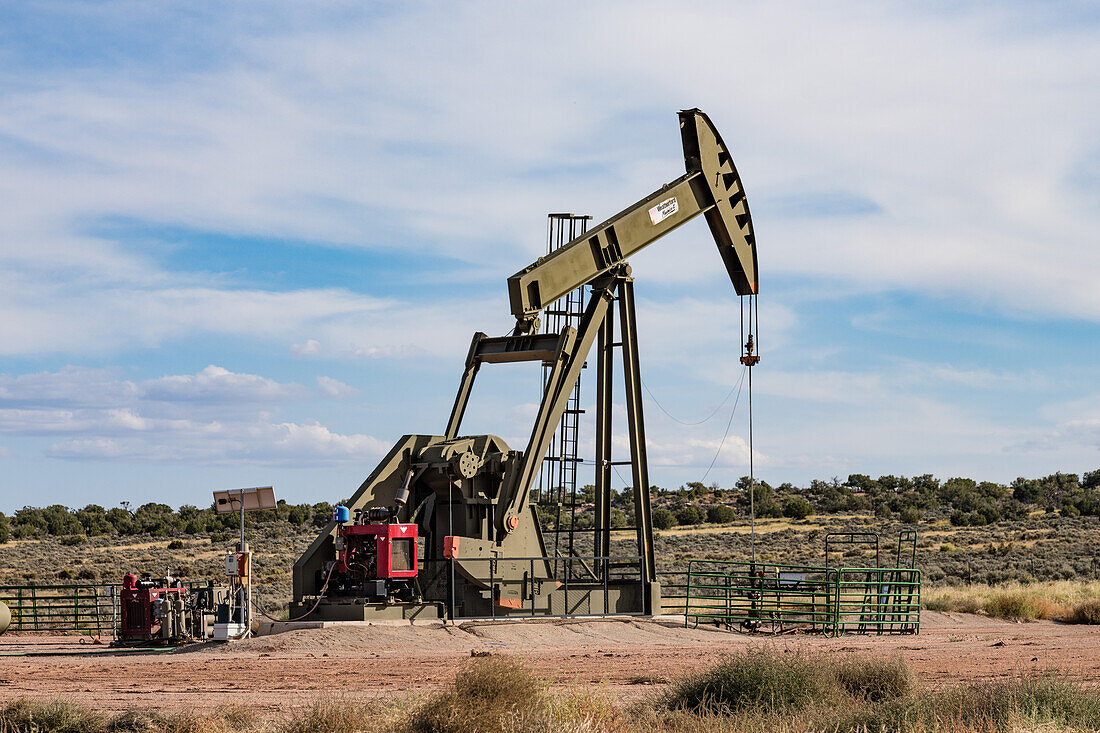 Horsehead oil well pump jack unit