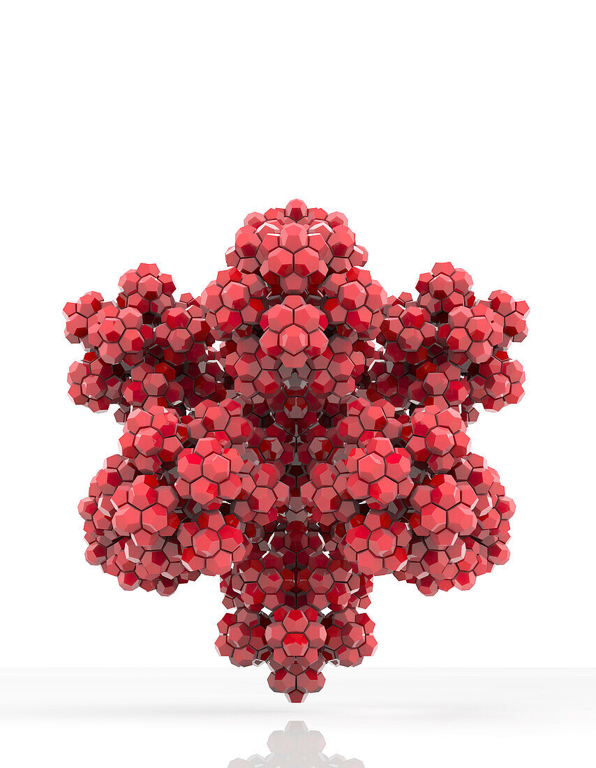 Dodecahedron flake, illustration