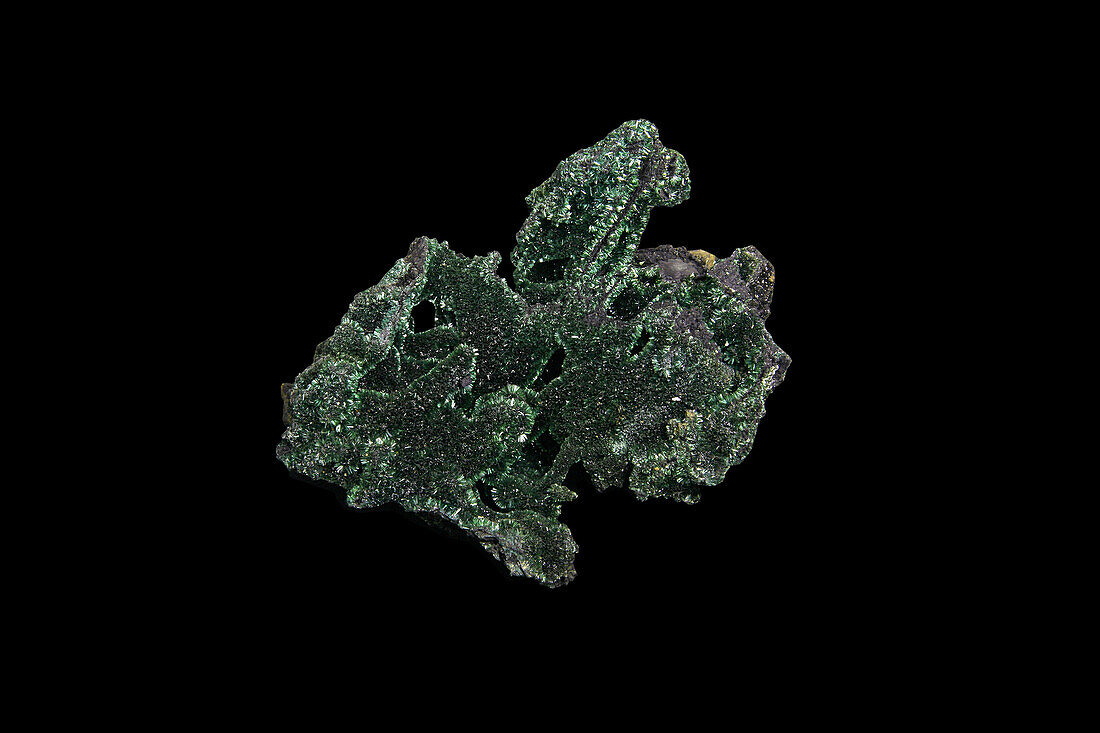 Olivenite crystals