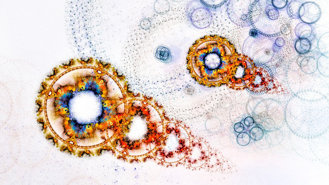 Coronavirus variants, conceptual illustration