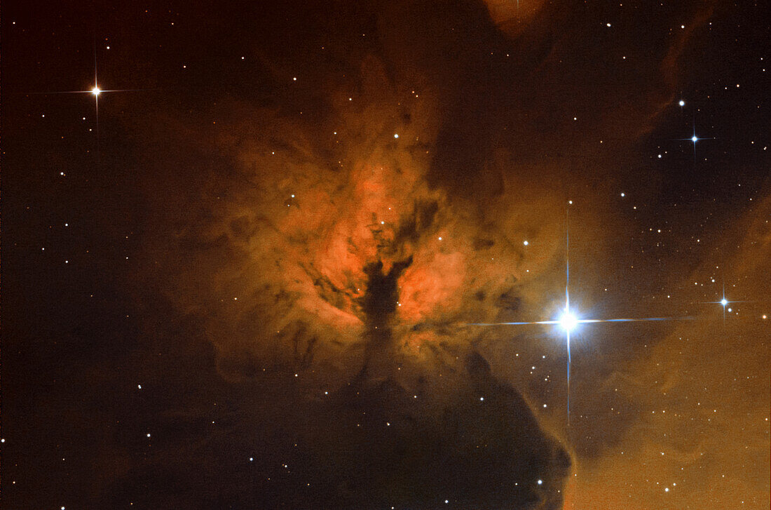 Flame nebula complex