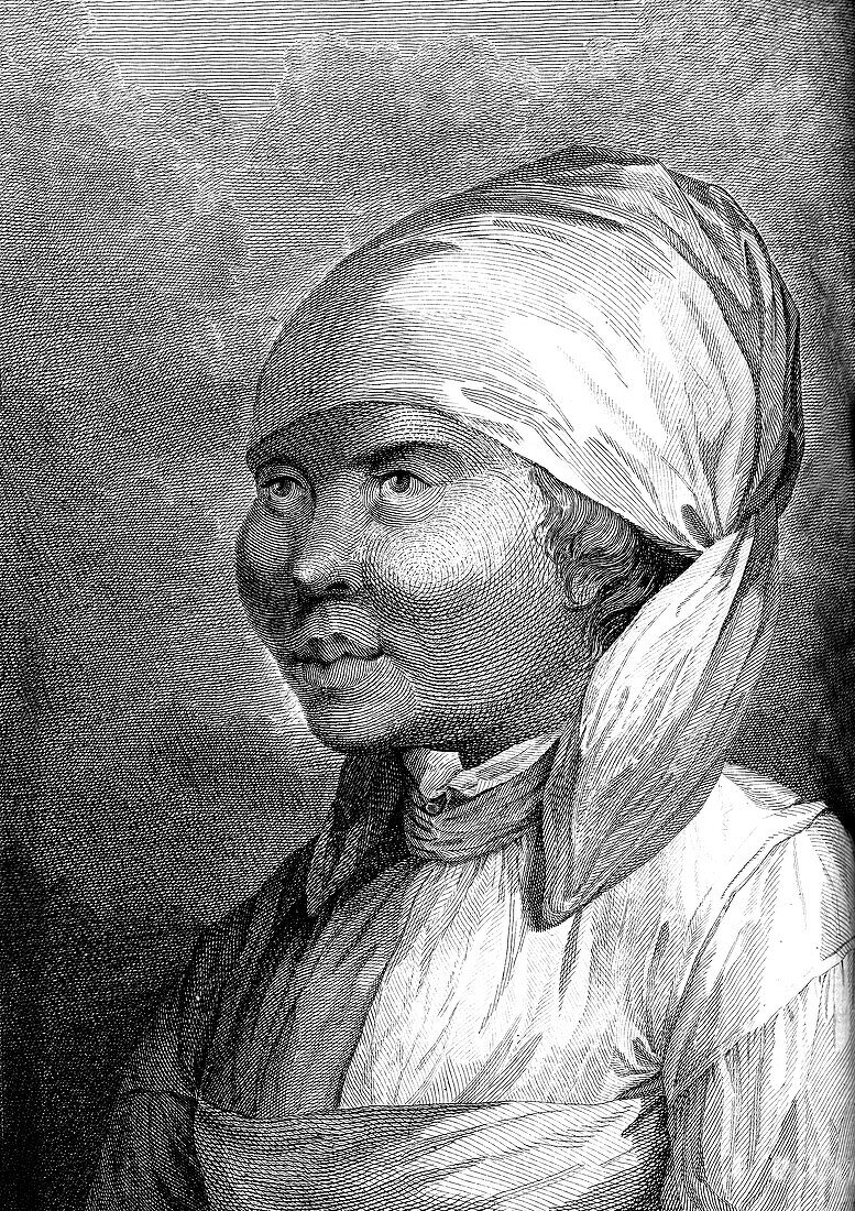 Native woman of Kamtchaka, Russia, 18th century illustration