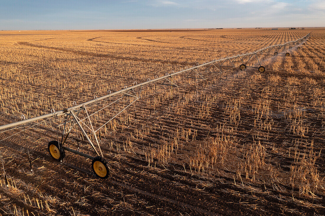 Irrigation on Oklahoma farm