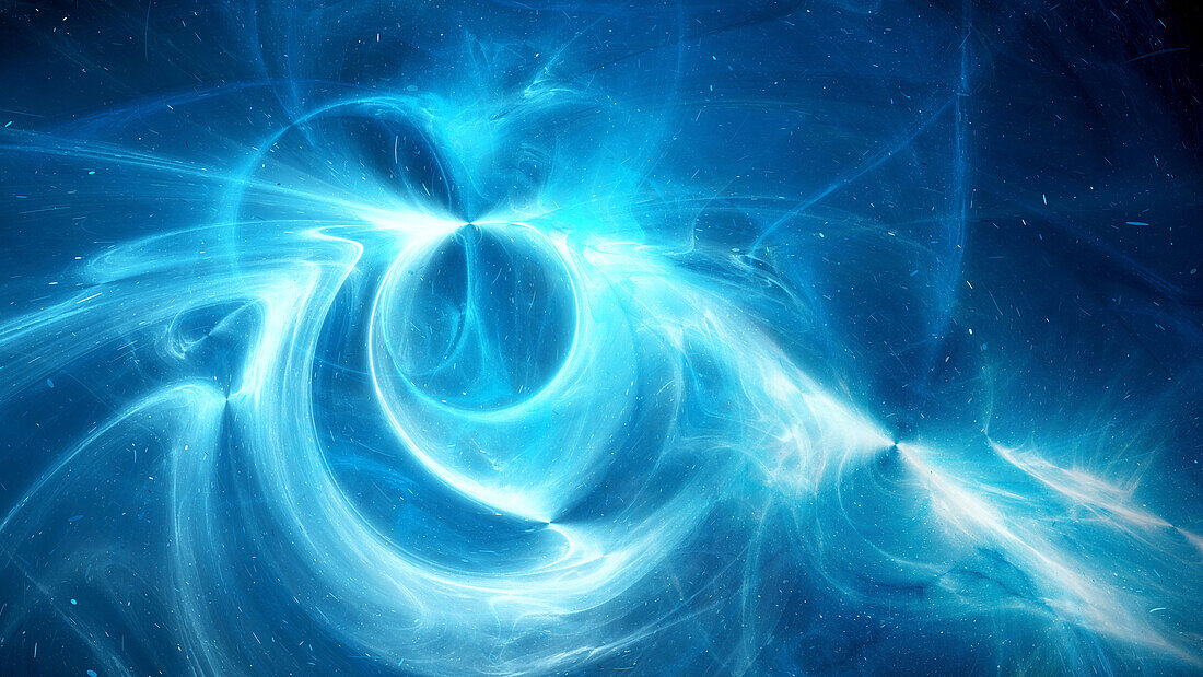 High-energy plasma field, conceptual illustration