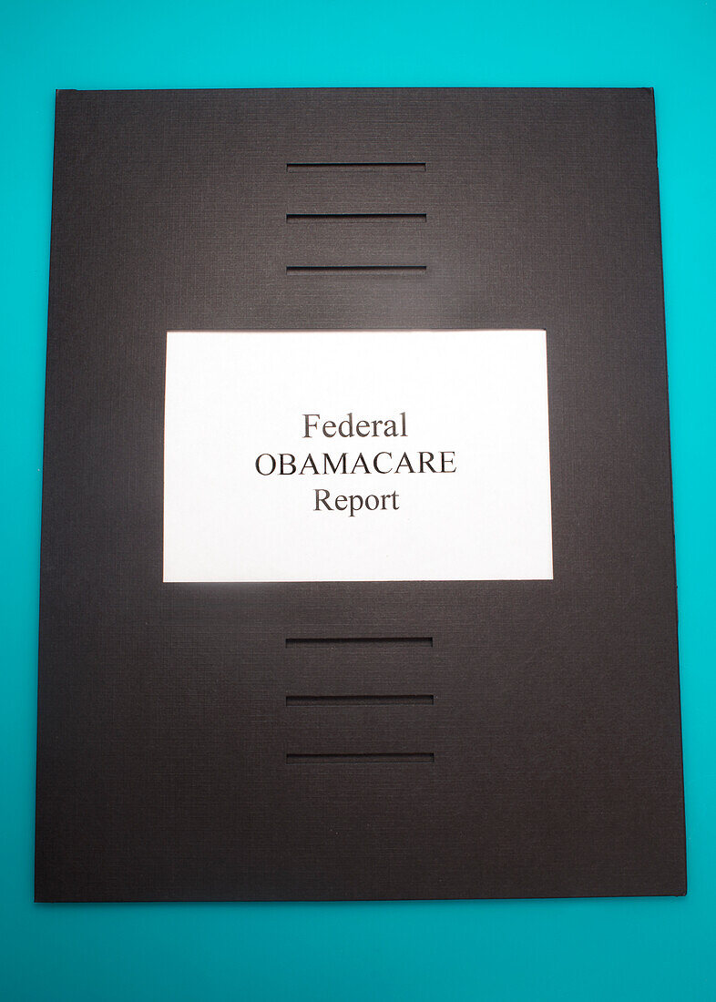 Obamacare report, conceptual image