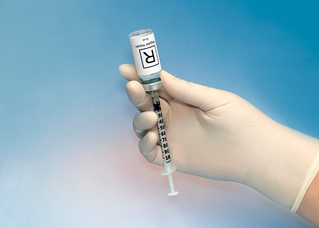 Normal insulin injection