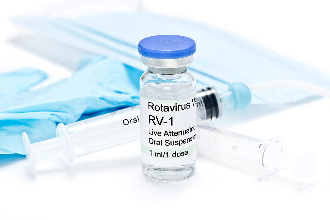 Rotavirus vaccine vial