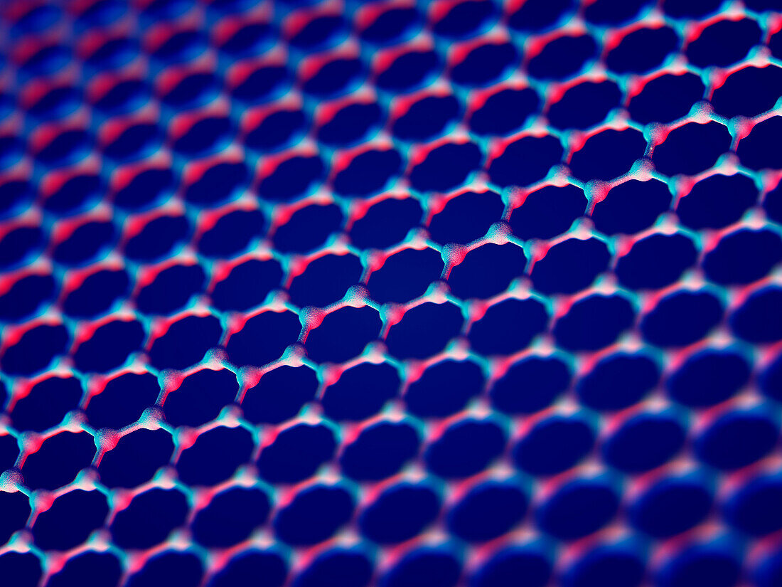 Graphene sheet, illustration