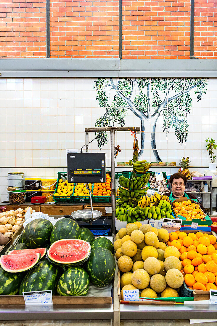 Obst- und Gemüsemarkt, Olhao, Faro, Portugal