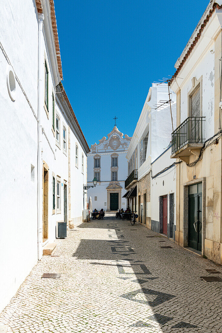 Typische Gassen, Olhao, Faro, Portugal
