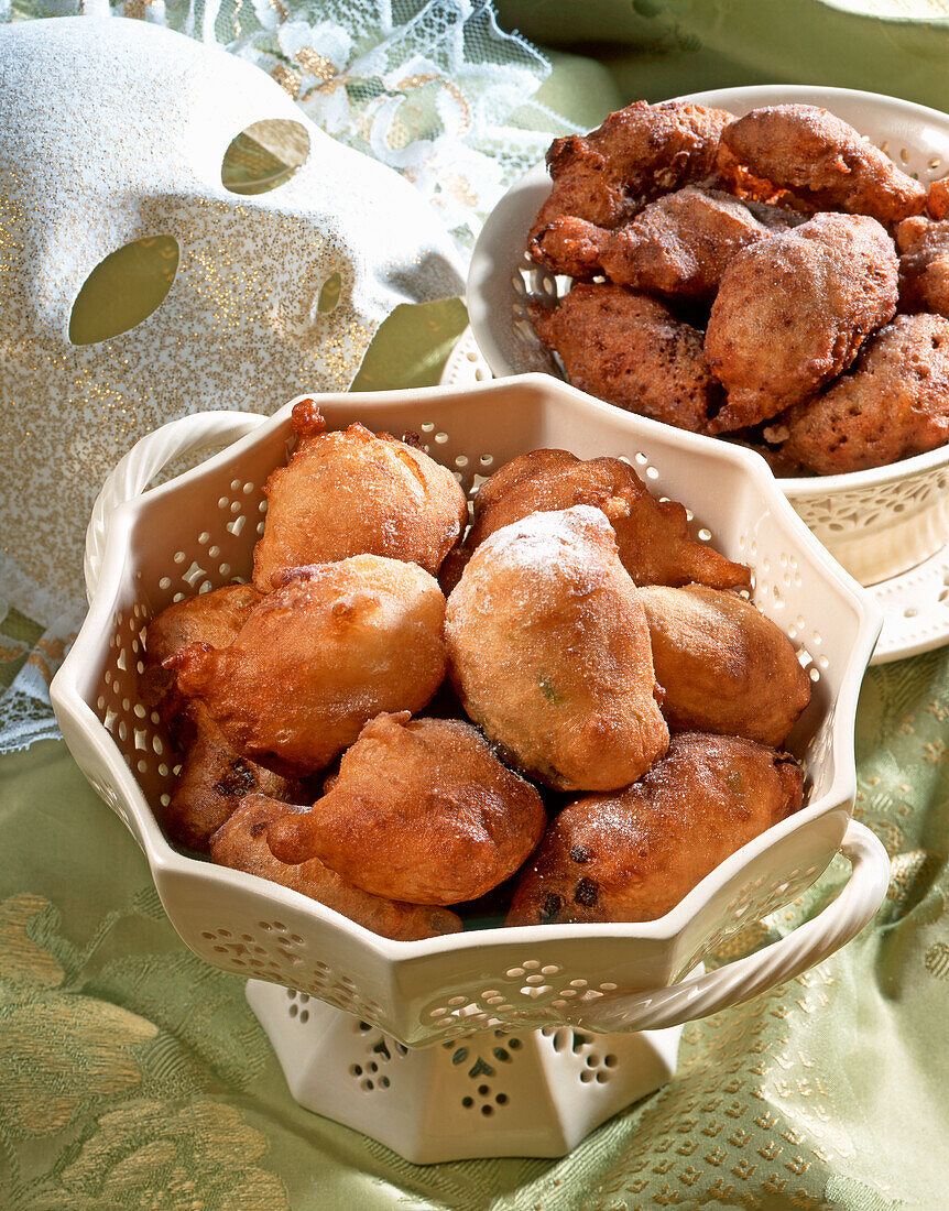 Frittole (Deep-fried carnival pastry, Italy)