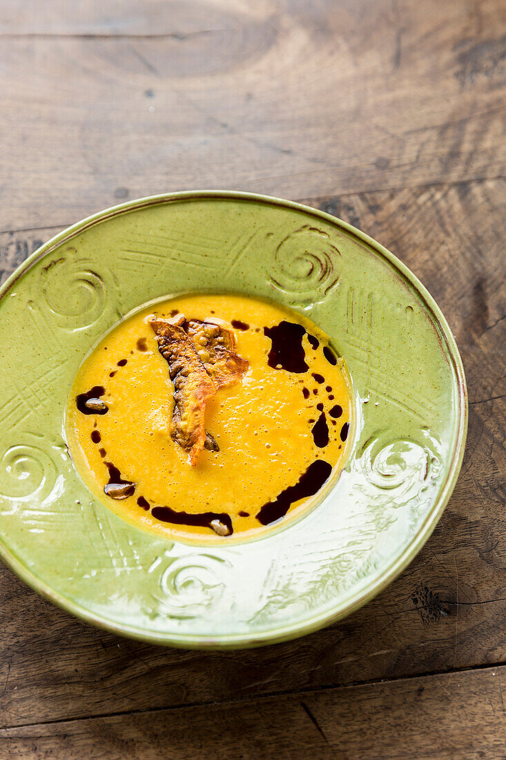 South Tyrolean pumpkin cream soup