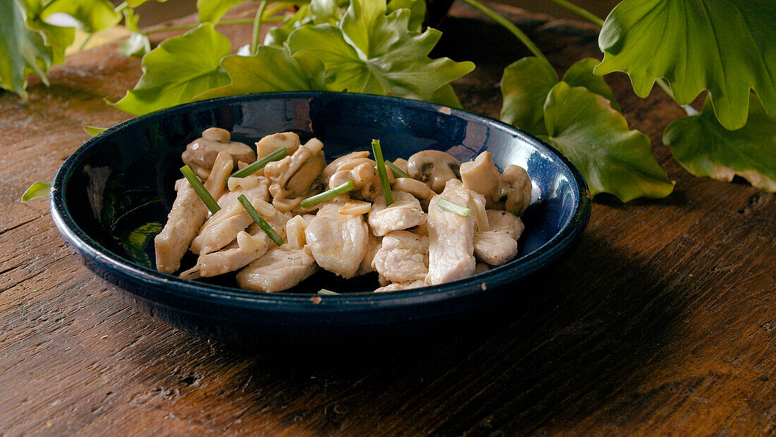 Pork Tenderloin in mushroom sauce