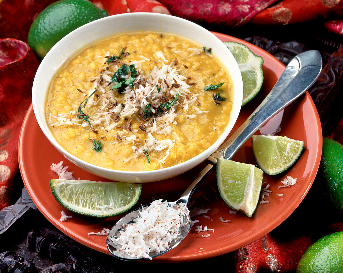 Yellow lentil dhal from India