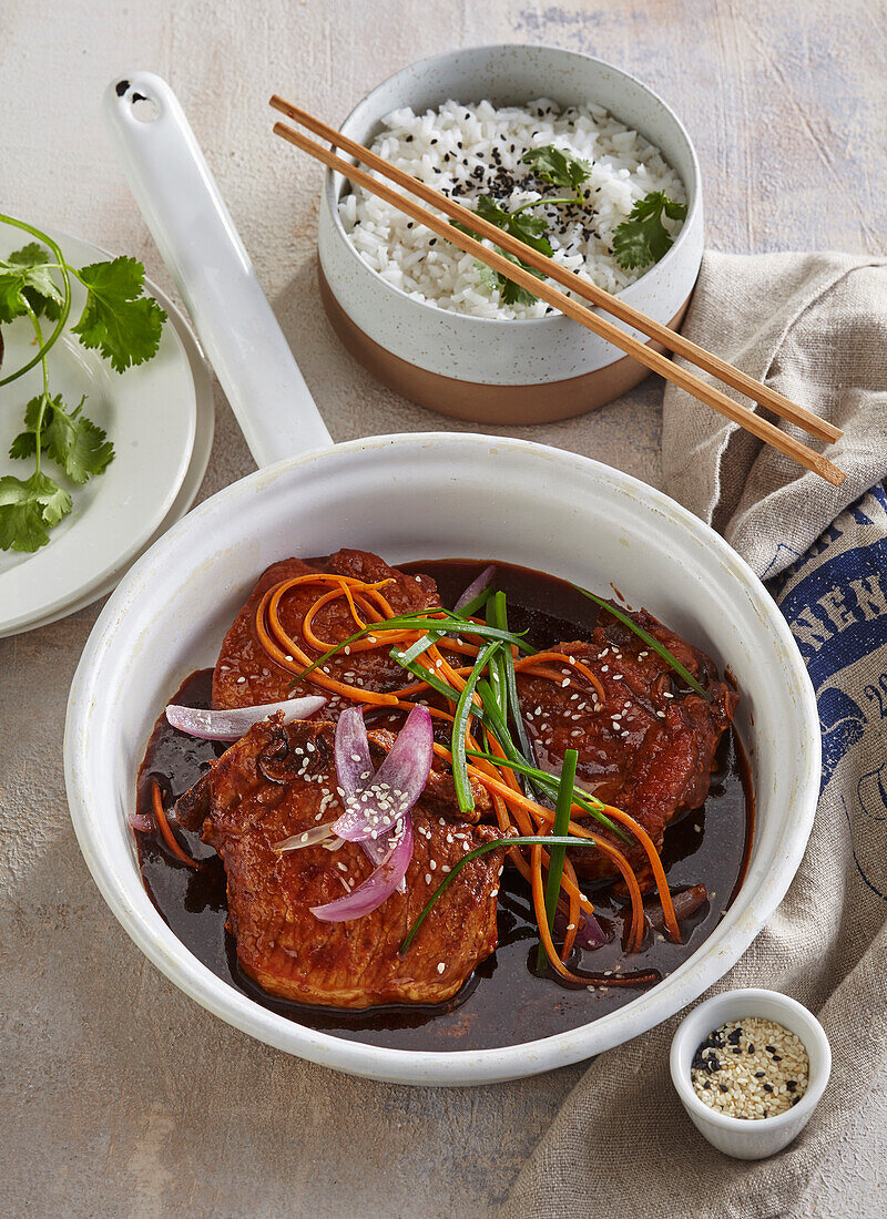 Asian pork chops