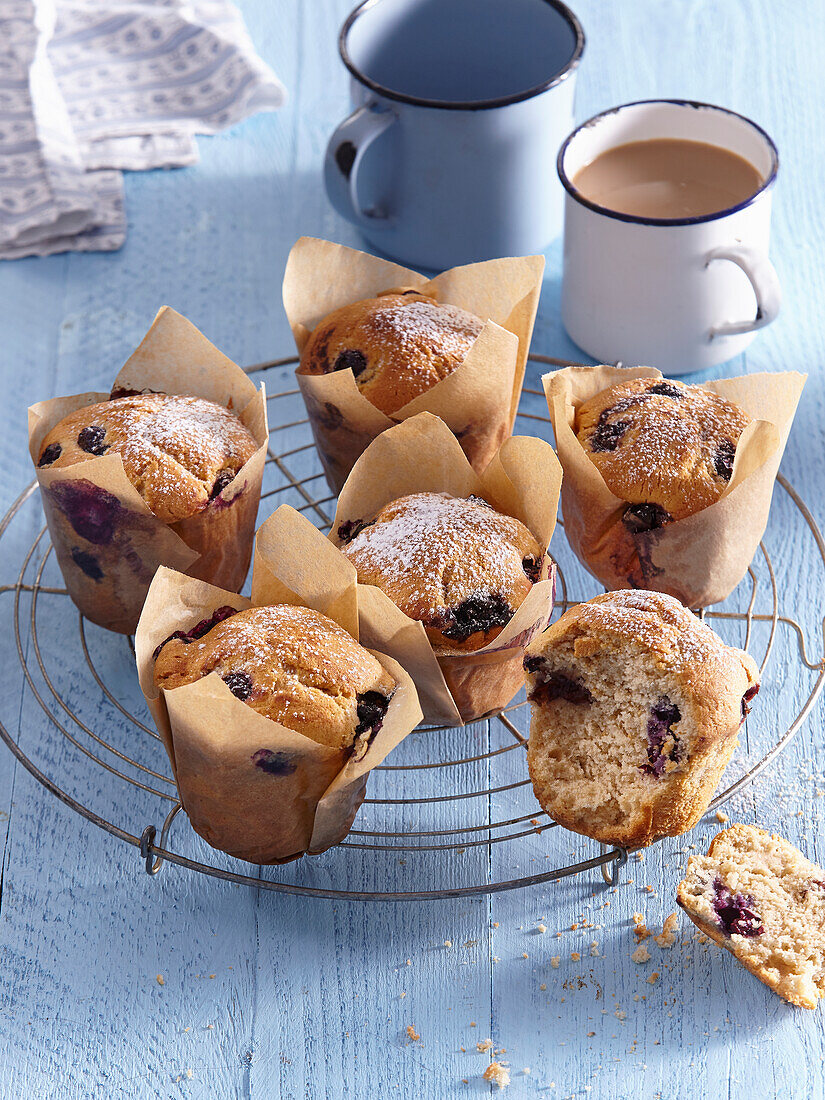 Lemon blueberry muffins