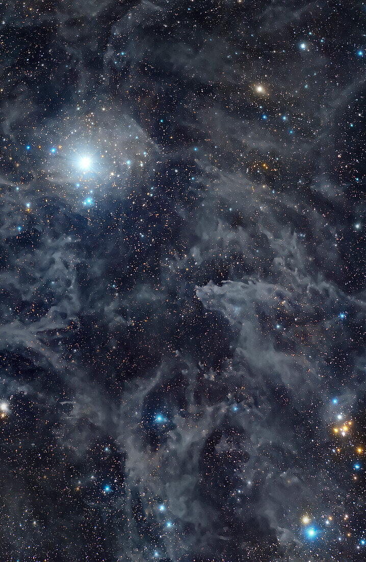 Polaris immersed in diffuse clouds from IFN