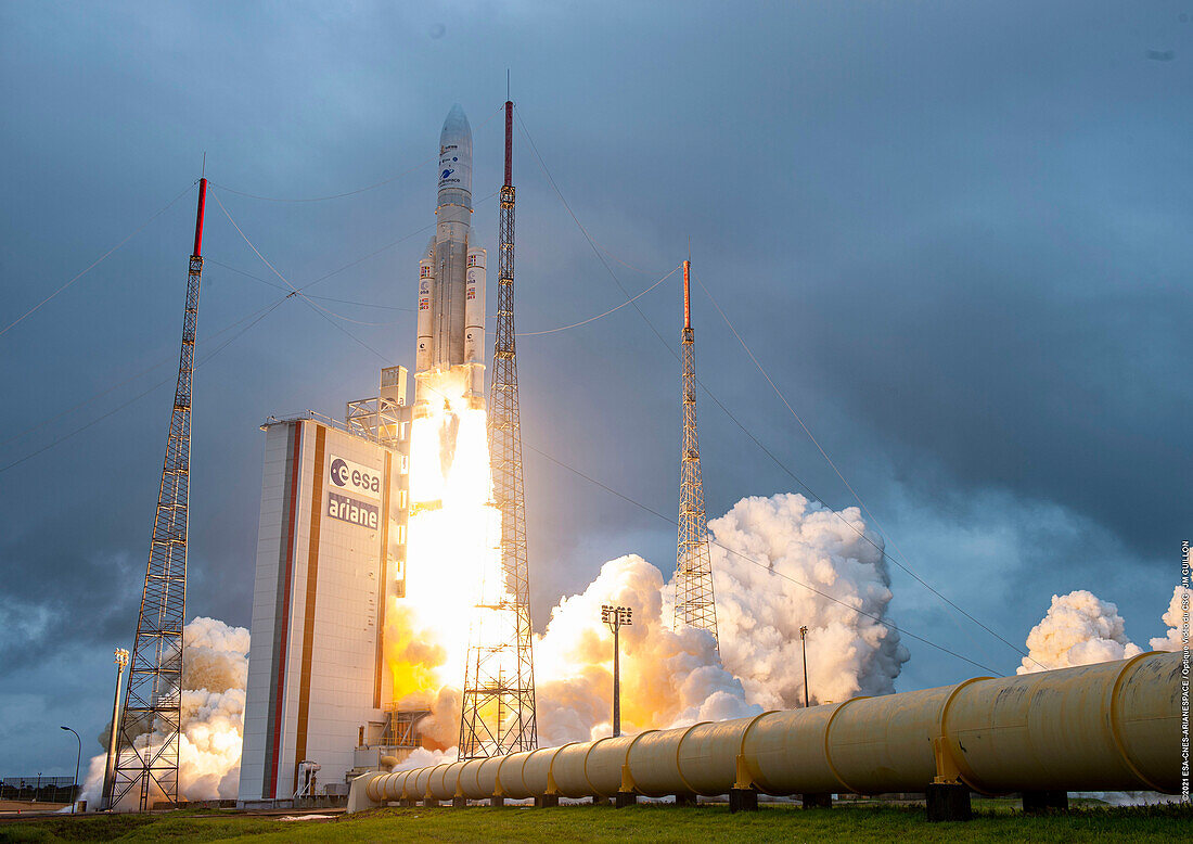 Webb lift off on Ariane 5 rocket