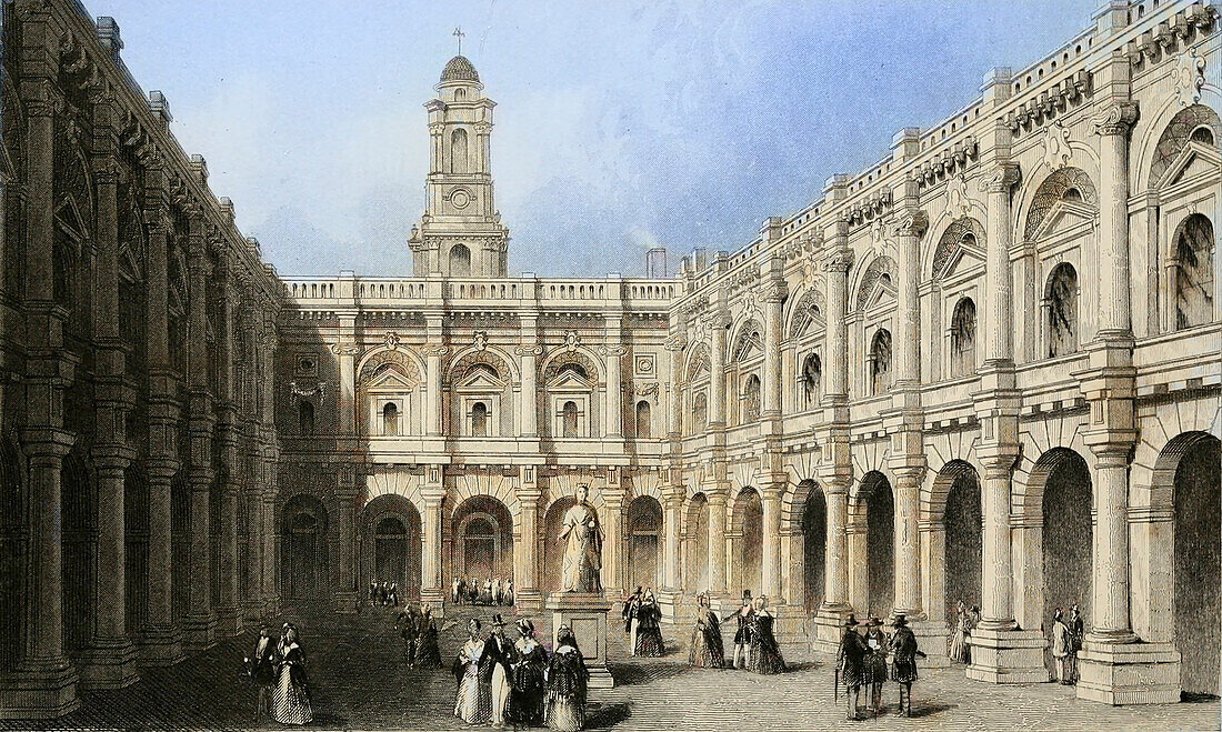 The Quadrangle, Royal Exchange, London, illustration