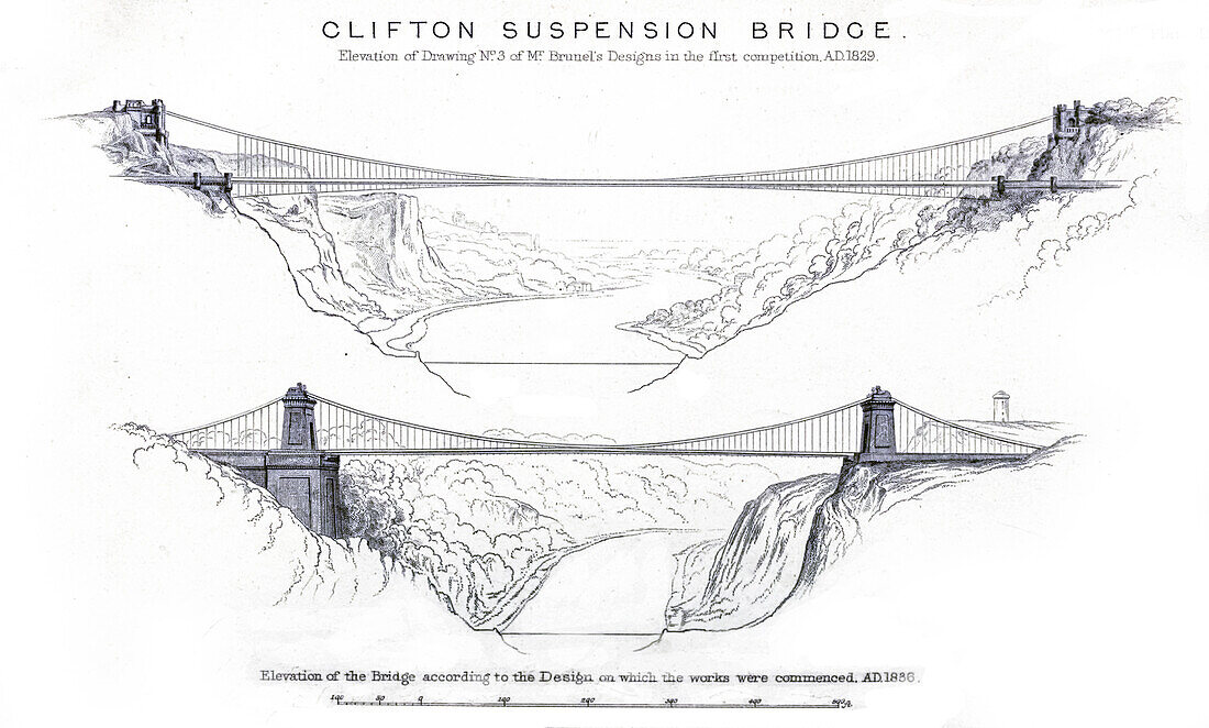 Clifton Suspension Bridge, illustration