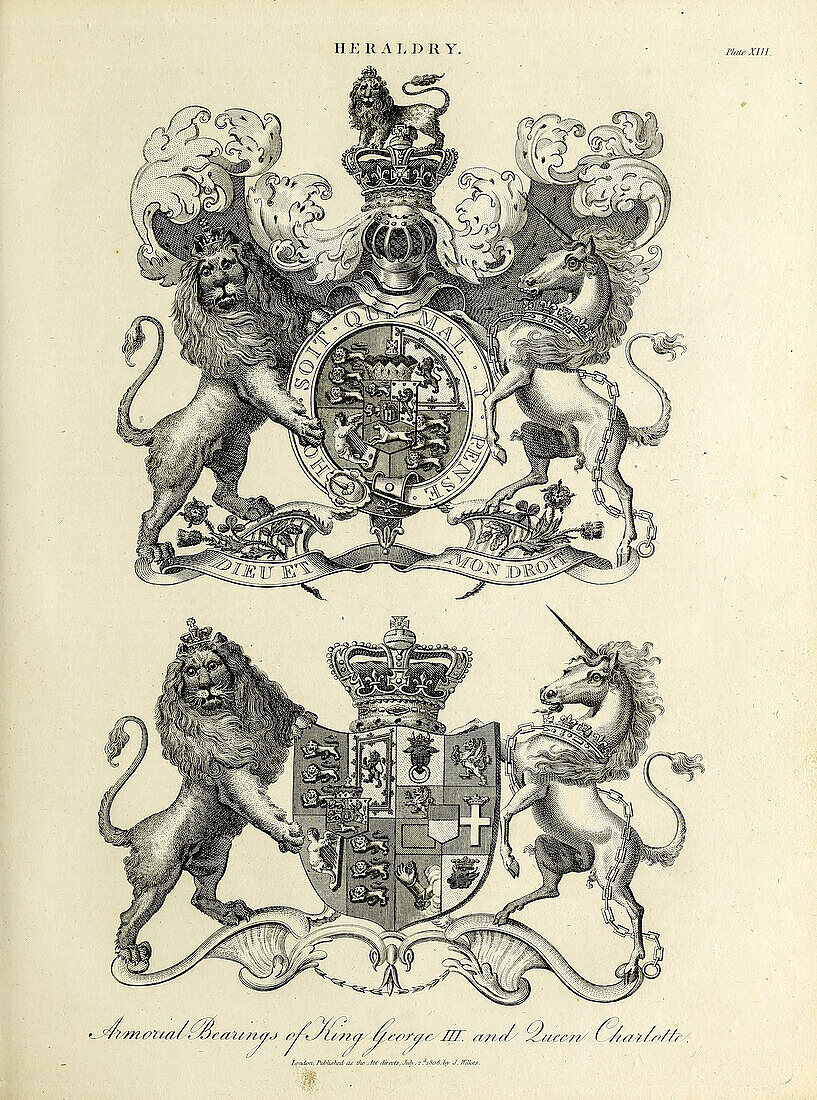 Royal armorial bearings, illustration