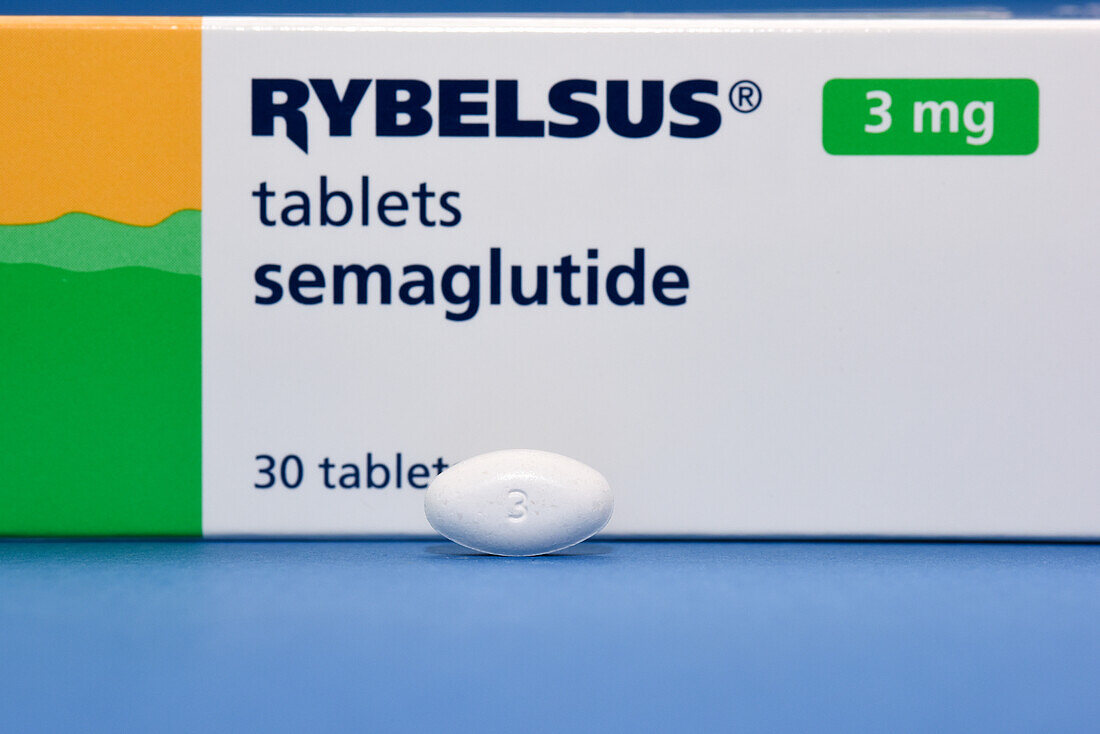 Semaglutide diabetes drug packaging