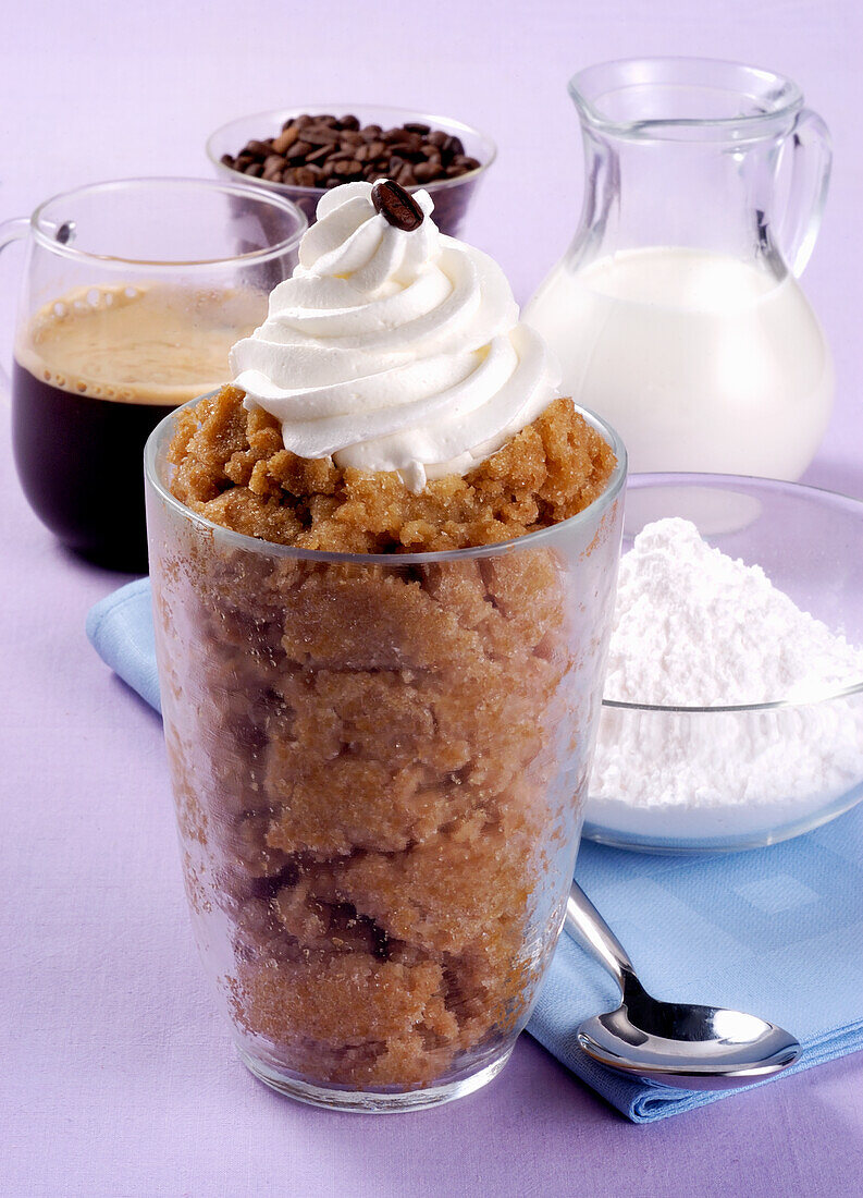 Granita al caffè (Kaffeegranité, Italien)