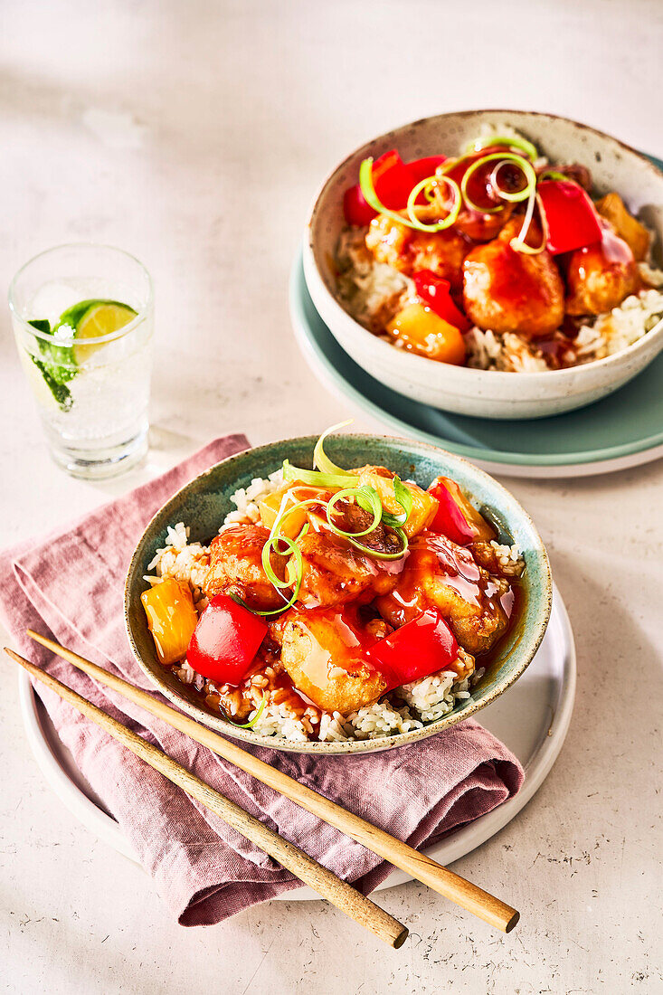 Sweet and sour chicken