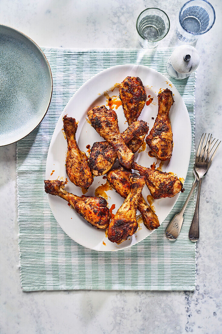 Baked chicken drumsticks