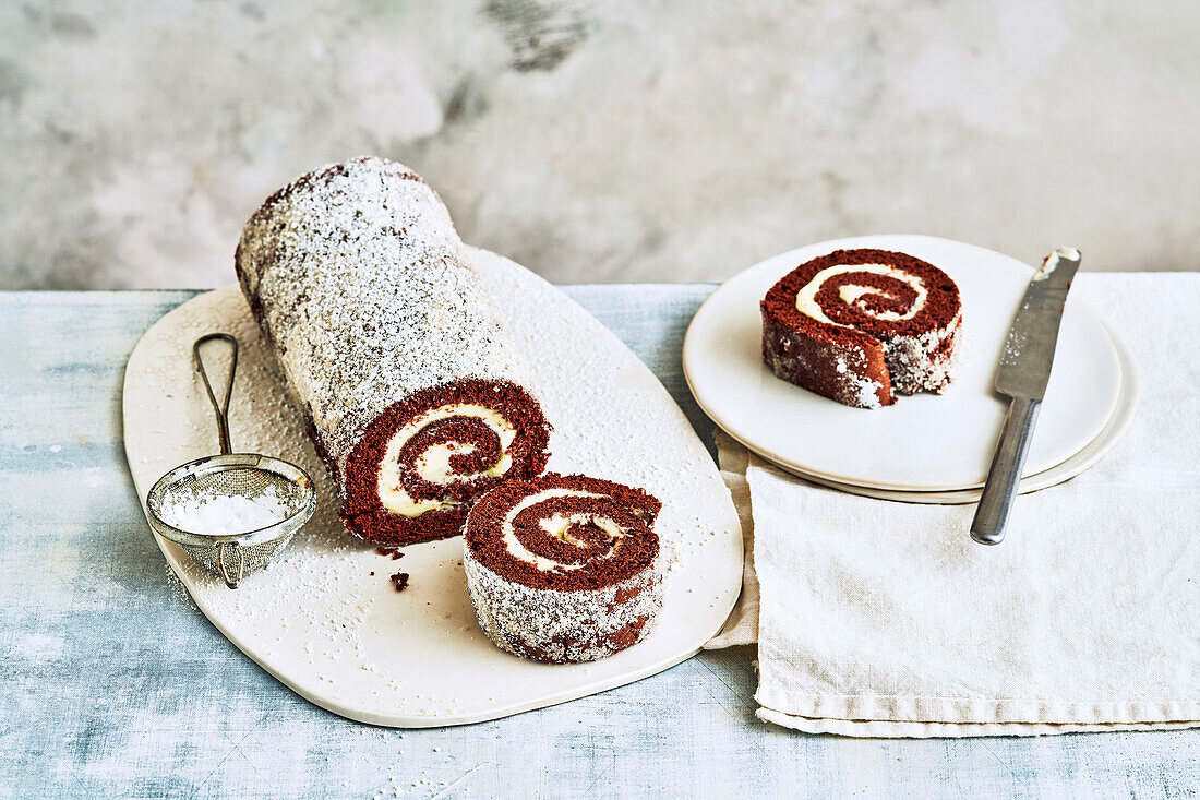 Chocolate Swiss roll