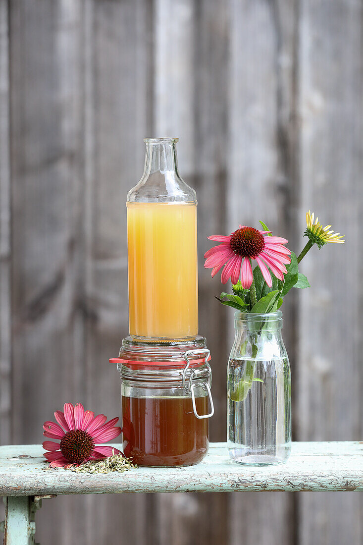 Echinacea oxymel to strengthen the immune system