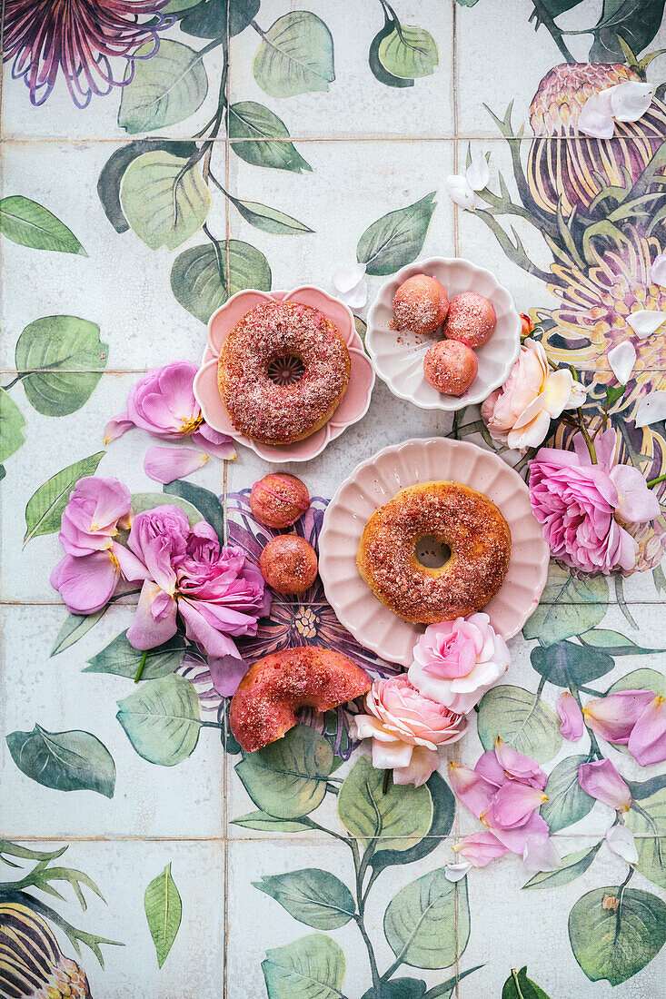Donuts made in an air fryer