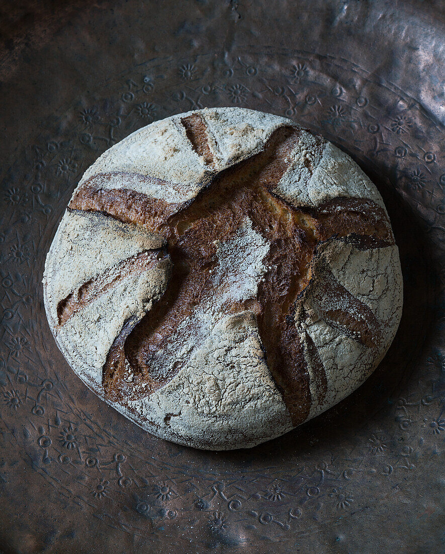 Khorasan wheat sourdough bread