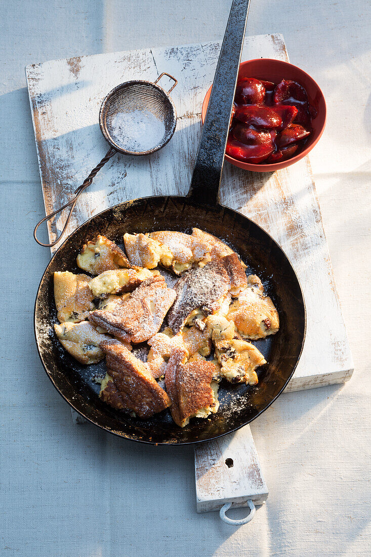 Kaiserschmarrn mit Zwetschgenröster