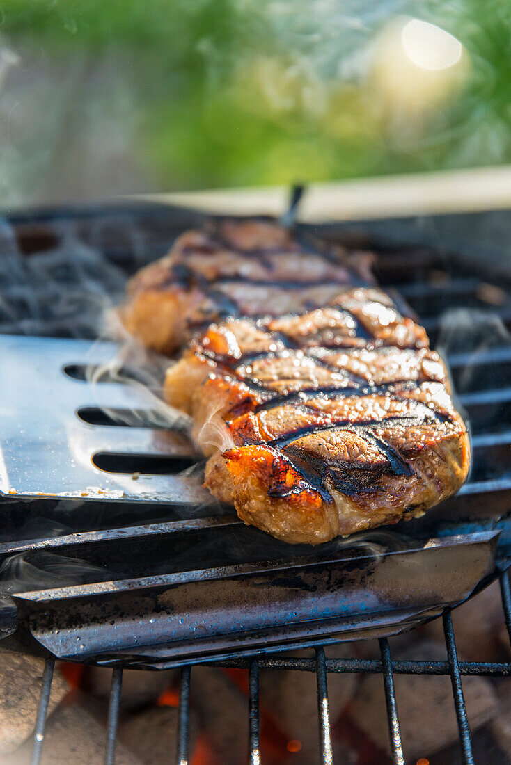 Grilled beef tenderloin