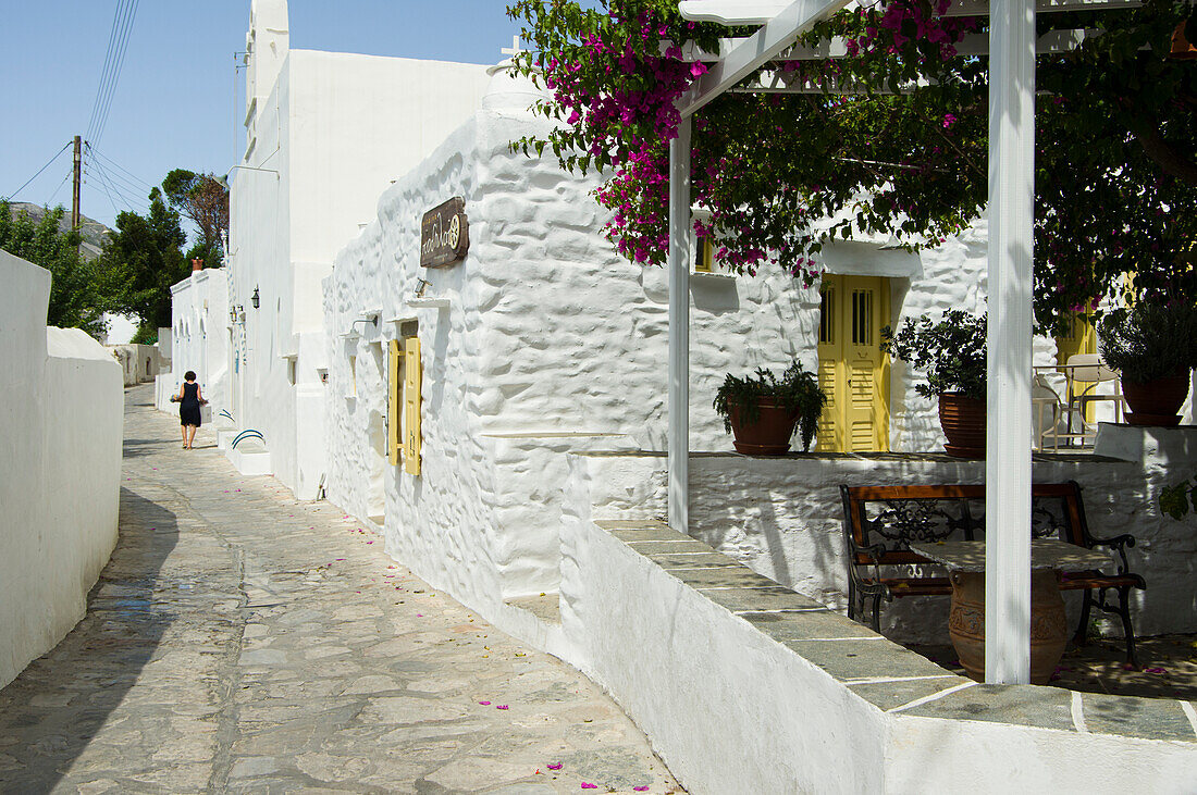 Typische Häuser, Ort Artemonas, Insel Sifnos, Kykladen, Ägäis, Griechenland