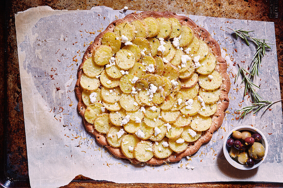 Hausgemachte Kartoffel-Galette