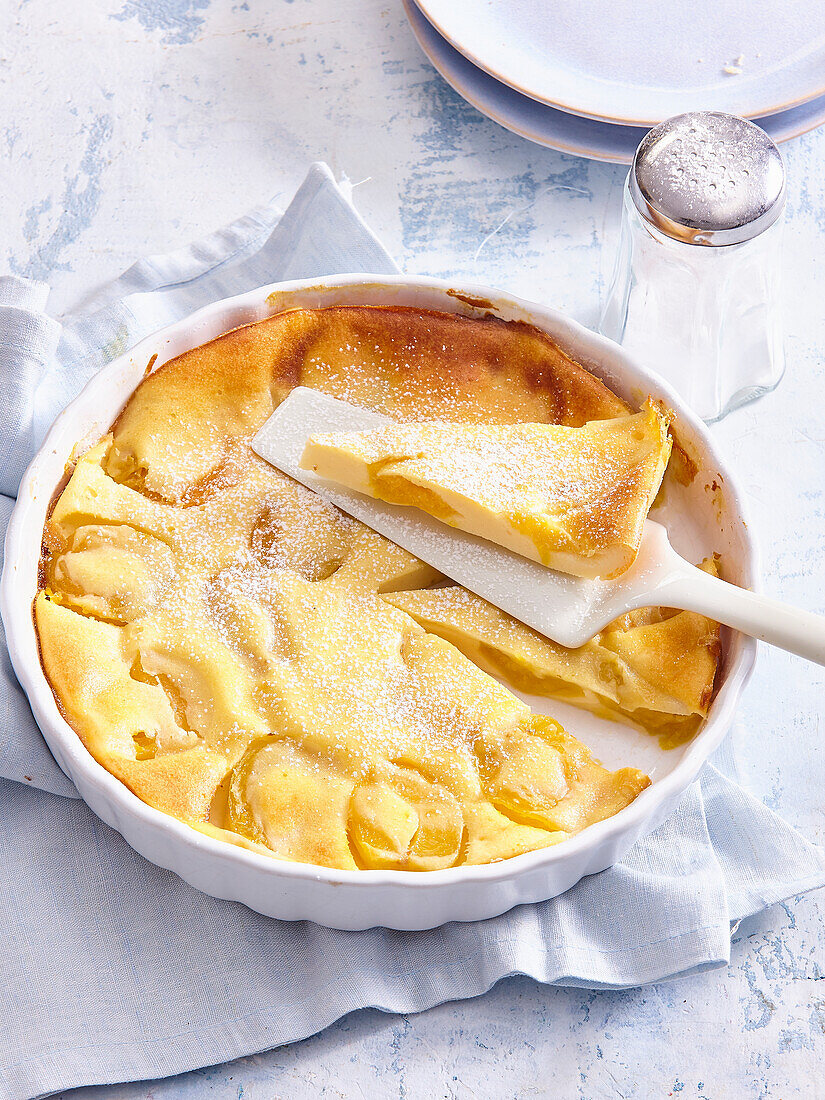 Apricot whiskey pie