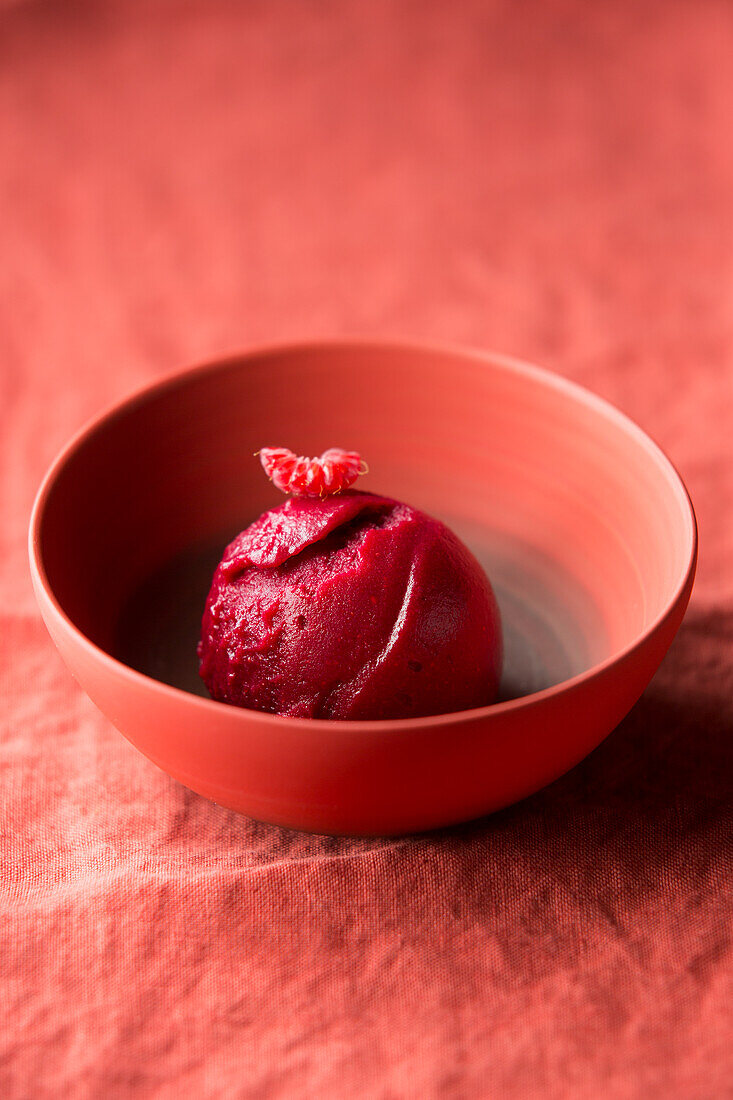 Himbeer-Rote-Bete-Eis, vegan