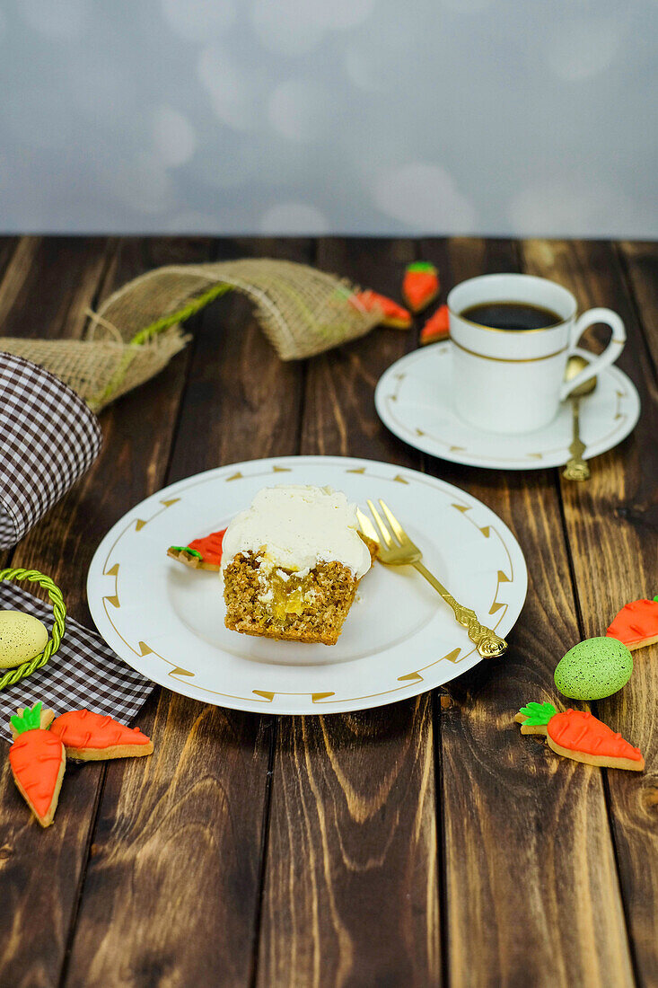 Vegan carrot cupcakes