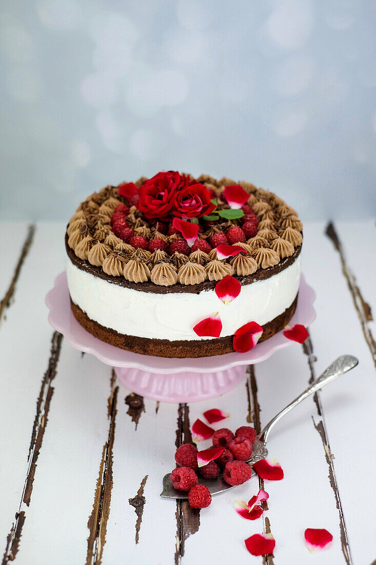 Raspberry Chocolate Cake