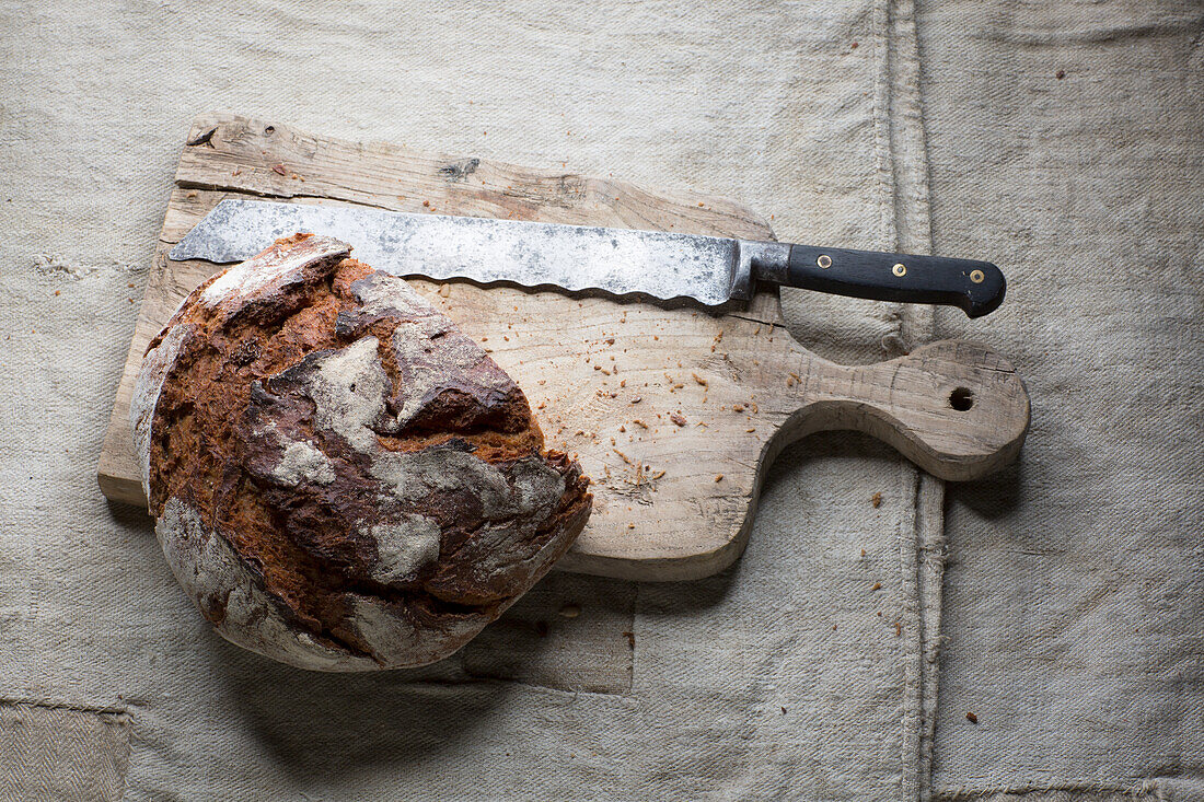 Sliced wheat bread