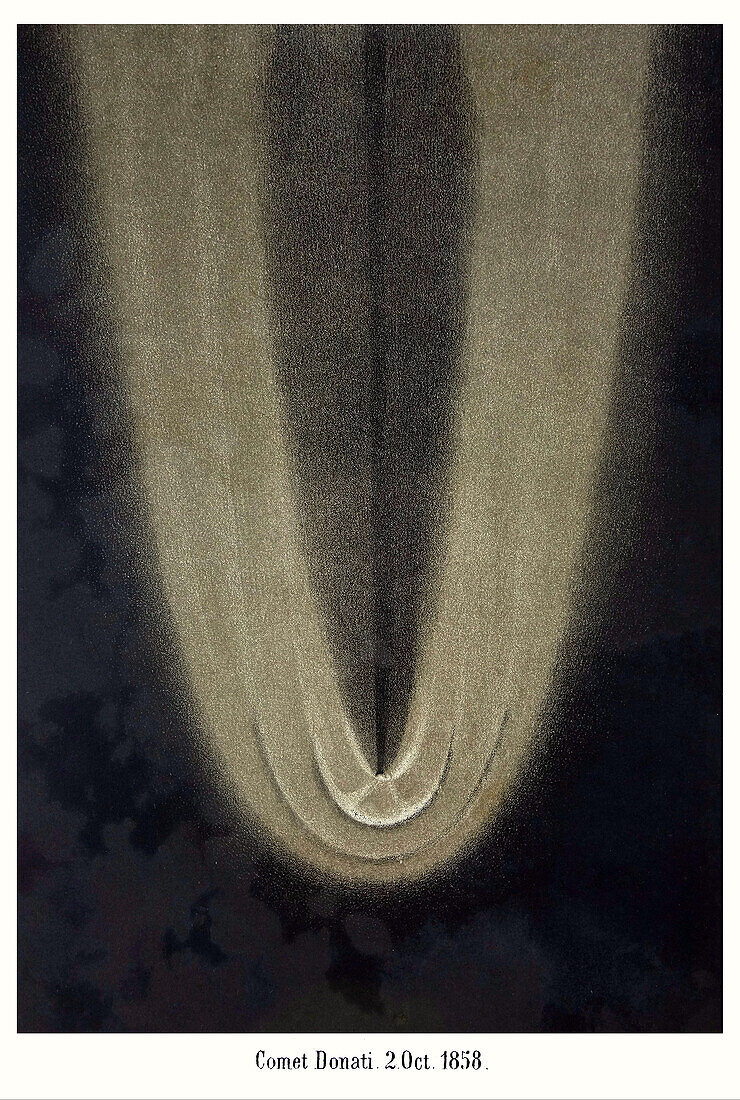 Donati's Comet of 1858, illustration